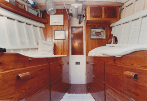 The beds and storage units