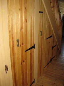 Under stairs door