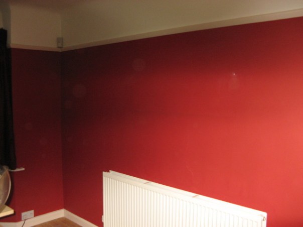 Before the shelves are installed