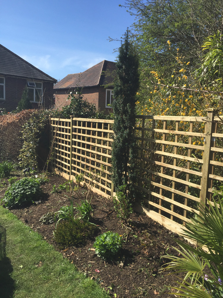 trellis fencing in southampton